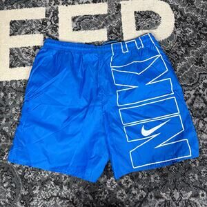 Vintage 90s Nike Athletic Running Shorts Blue Men’s Sz S Preowned